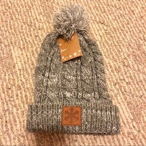 Gray & White Winter Beanie